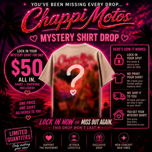 Chappi Motos Mystery Shirt Drop